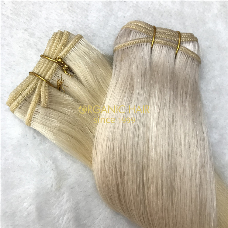 Human weft hair extensions #60color VS #60A X111